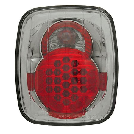 IPCW IPCW LEDT-407CS Jeep Wrangler 1987 - 2006 Tail Lamps; LED Platinum Smoke LEDT-407CS